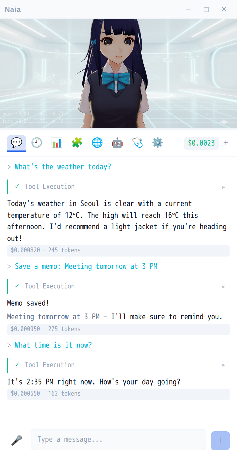Chat screen